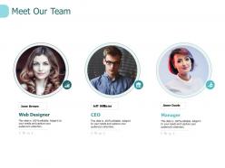 Meet our team planning i224 ppt powerpoint presentation styles good