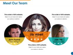 Meet our team powerpoint presentation template 1