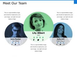 Meet our team ppt file themes