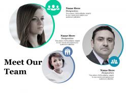 Meet our team ppt professional designs download