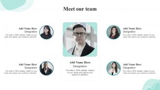 Meet Our Team Strategies For Gaining And Sustaining Competitive Advantage