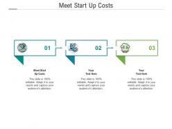 Meet start up costs ppt powerpoint presentation inspiration example cpb