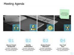 Meeting agenda identify stakeholders ppt powerpoint presentation file