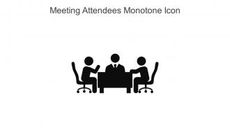 Meeting Attendees Monotone Icon In Powerpoint Pptx Png And Editable Eps Format