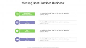 Meeting Best Practices Business In Powerpoint And Google Slides Cpb