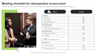 Meeting Checklist For Retrospective Scrum Event