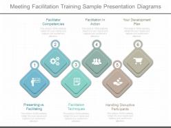 Meeting facilitation training sample presentation diagrams