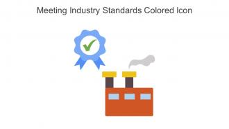 Meeting Industry Standards Colored Icon In Powerpoint Pptx Png And Editable Eps Format