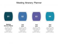Meeting itinerary planner ppt powerpoint presentation outline mockup cpb