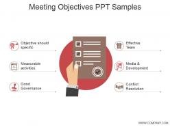 Meeting objectives ppt samples