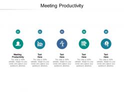 Meeting productivity ppt powerpoint presentation portfolio slide download cpb