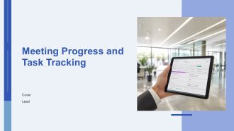 Meeting Progress And Task Tracking PPT Outline AT