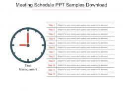 Meeting schedule ppt samples download