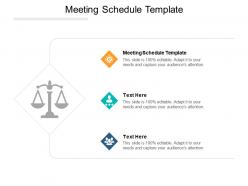 Meeting schedule template ppt powerpoint presentation template cpb