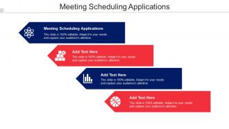 Meeting Scheduling Applications Ppt Powerpoint Presentation Model Rules Cpb