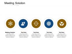 Meeting solution ppt powerpoint presentation file template cpb