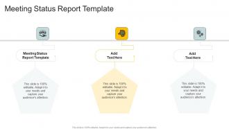 Meeting Status Report Template In Powerpoint And Google Slides Cpb