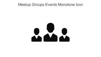 Meetup Groups Events Monotone Icon In Powerpoint Pptx Png And Editable Eps Format