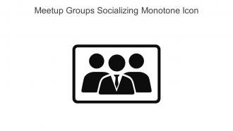 Meetup Groups Socializing Monotone Icon In Powerpoint Pptx Png And Editable Eps Format