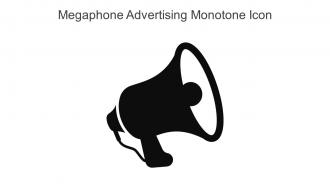 Megaphone Advertising Monotone Icon In Powerpoint Pptx Png And Editable Eps Format