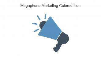 Megaphone Marketing Colored Icon In Powerpoint Pptx Png And Editable Eps Format