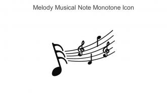 Melody Musical Note Monotone Icon In Powerpoint Pptx Png And Editable Eps Format
