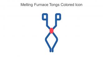 Melting Furnace Tongs Colored Icon In Powerpoint Pptx Png And Editable Eps Format