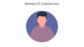 Member ID Colored Icon In Powerpoint Pptx Png And Editable Eps Format