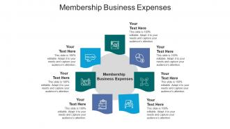 Membership business expenses ppt powerpoint presentation gallery influencers cpb