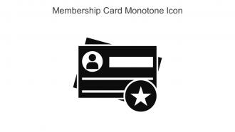 Membership Card Monotone Icon In Powerpoint Pptx Png And Editable Eps Format