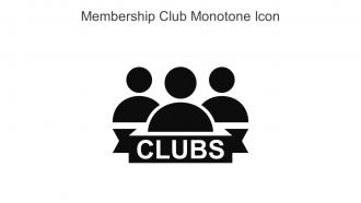 Membership Club Monotone Icon In Powerpoint Pptx Png And Editable Eps Format
