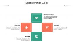 Membership cost ppt powerpoint presentation icon graphics cpb