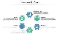 Membership cost ppt powerpoint presentation model ideas cpb