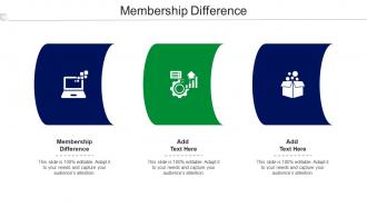 Membership Difference Ppt Powerpoint Presentation Styles Graphics Example Cpb