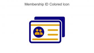 Membership ID Colored Icon In Powerpoint Pptx Png And Editable Eps Format