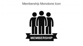 Membership Monotone Icon In Powerpoint Pptx Png And Editable Eps Format