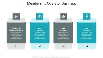 Membership Operator Business In Powerpoint And Google Slides Cpb