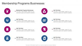 Membership Programs Businesses In Powerpoint And Google Slides Cpb