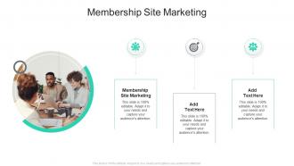 Membership Site Marketing In Powerpoint And Google Slides Cpb