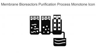 Membrane Bioreactors Purification Process Monotone Icon In Powerpoint Pptx Png And Editable Eps Format