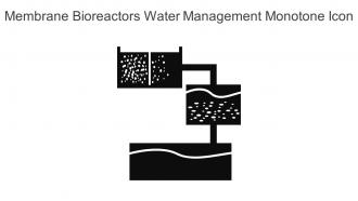 Membrane Bioreactors Water Management Monotone Icon In Powerpoint Pptx Png And Editable Eps Format