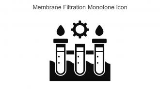 Membrane Filtration Monotone Icon In Powerpoint Pptx Png And Editable Eps Format