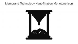 Membrane Technology Nanofiltration Monotone Icon In Powerpoint Pptx Png And Editable Eps Format
