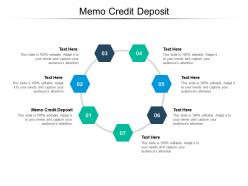 Memo credit deposit ppt powerpoint presentation pictures guidelines cpb