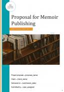 Memoir publishing proposal example document report doc pdf ppt