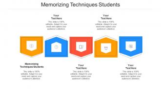 Memorizing techniques students ppt powerpoint presentation professional maker cpb