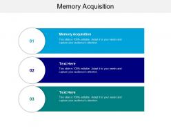Memory acquisition ppt powerpoint presentation outline mockup cpb