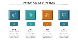 Memory Allocation Methods Ppt Powerpoint Presentation Infographics Influencers Cpb