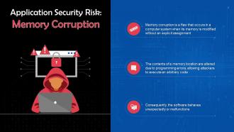 Memory Corruption As An Application Security Risk Training Ppt
