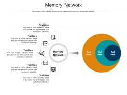 Memory network ppt powerpoint presentation model show cpb
